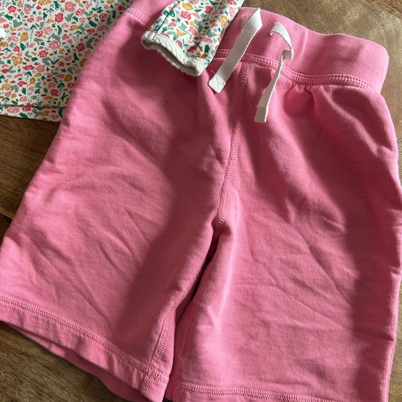 2 piece set /lot of 2 Hanna Anderson outfit LS shirt and shorts size 120 ~ 6/7 - Picture 5 of 10